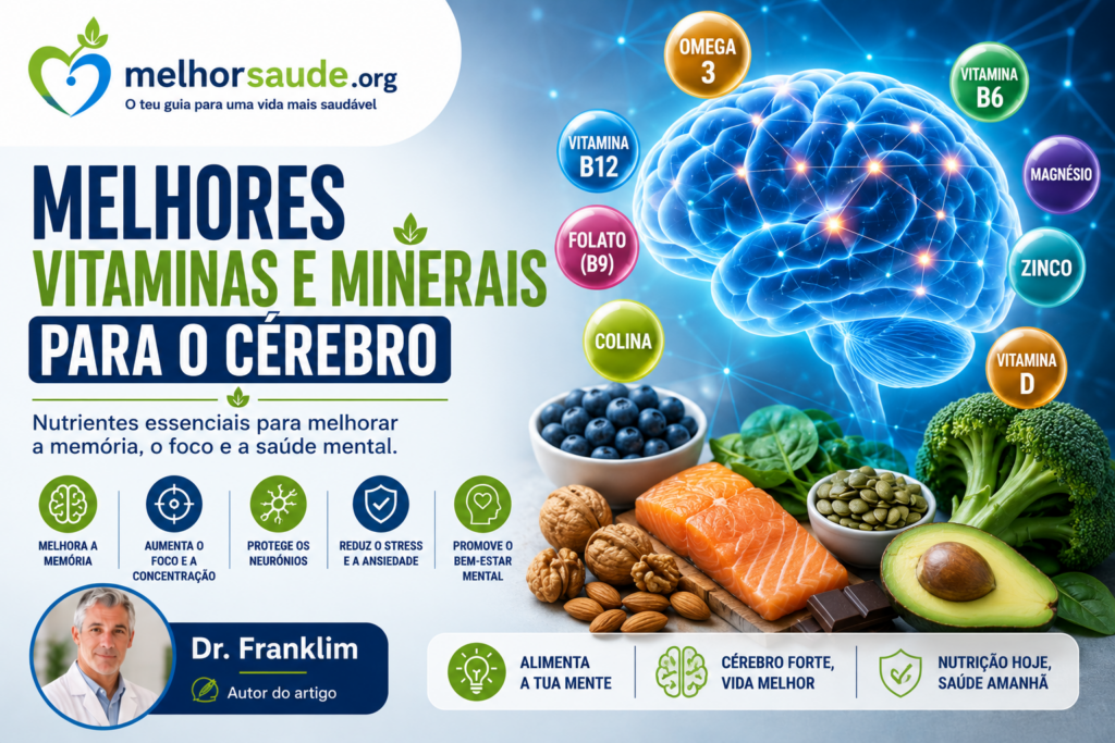 Vitaminas e minerais para o cérebro quais as melhores?